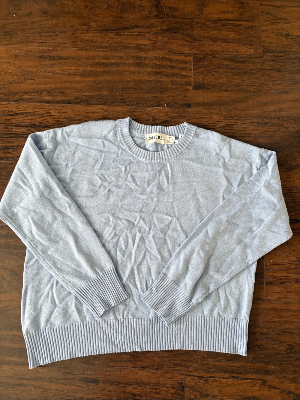 SOVERE Studio asymmetrical Crewneck sweater size S
